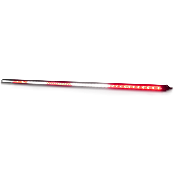 Code 3 Outliner Series - Right Wire Exit, 73.3 Inch, Red/White LEDs