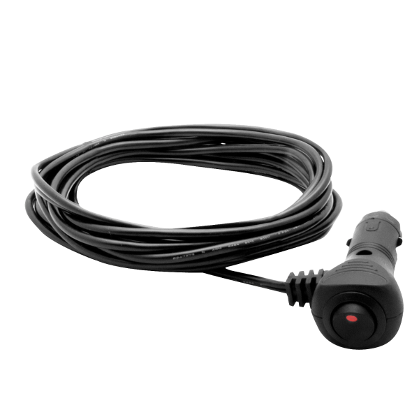 ECCO R6600CP - 15 Inch cigarette cord and plug used with A6600MK, 6400, 6500, 6600, 6900 & 7900 Series