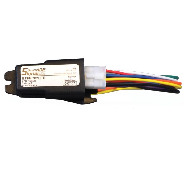 SoundOff Signal Taillight Flasher Kit for Dodge Durango 2010-2023, contains: Flashback Alternating Taillight Flasher with connectors on exit wires & Wire Harness