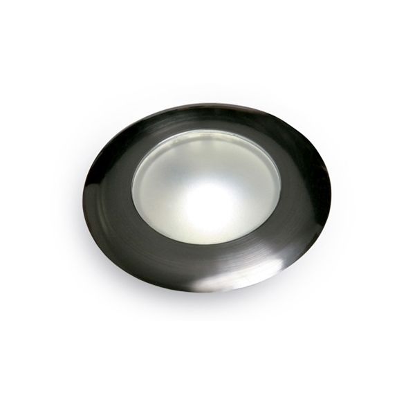 SoundOff Signal Calisto Compact Interior Light, E-type approved, Brushed Chrome Finish, 160 Lumens, White