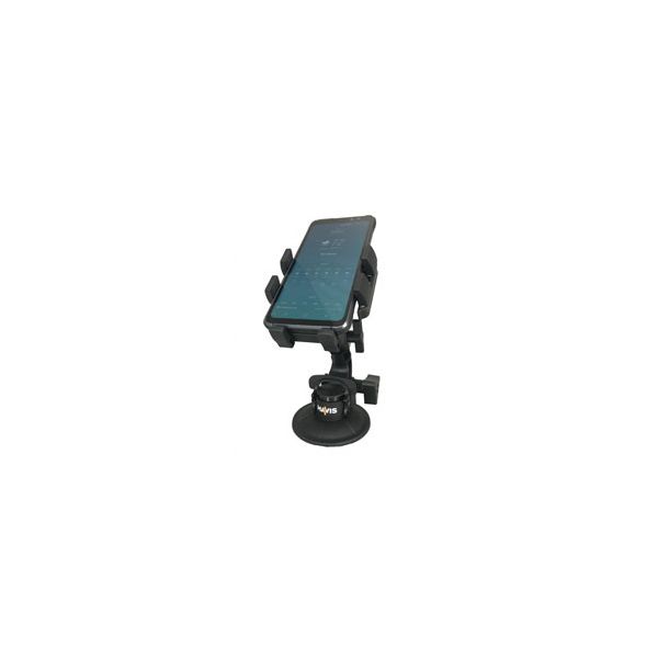 Universal Rugged Phone Cradle and Industrial Strength Suction Cup Mount