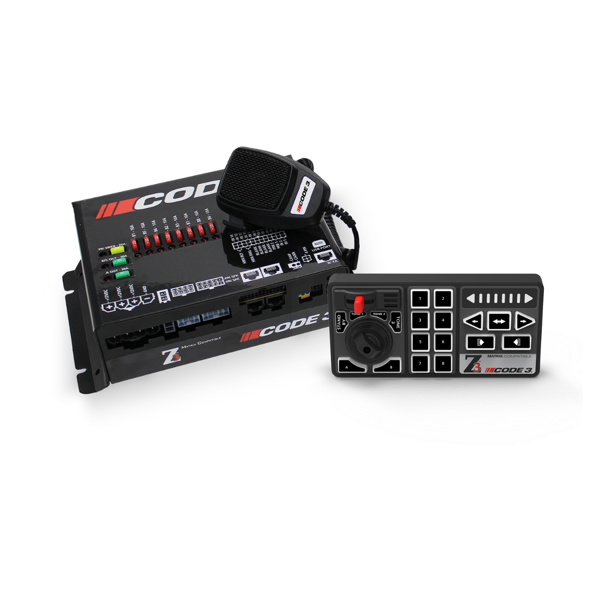 Miiiiiページ Code 3 Z3S Matrix® Siren, Push Button | Sirennet