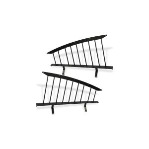 Pro-gard Rear Window Armor - Dodge Charger - Steel Bar for ABS