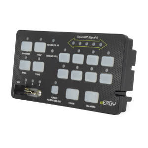 SoundOff Signal nERGY 400 Series Console Siren w/ Button Control